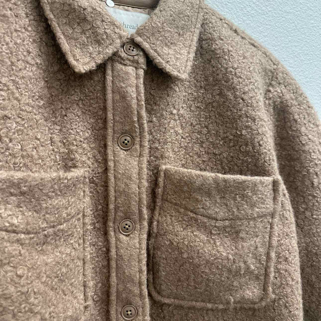 Echothreads Size M Brown Outerwear Coat