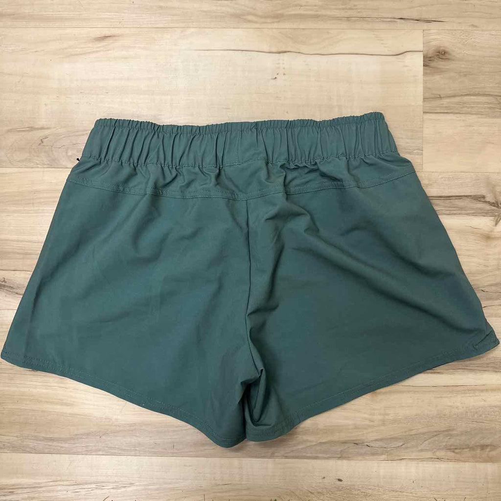 Jetty Size Medium Green Activewear Shorts