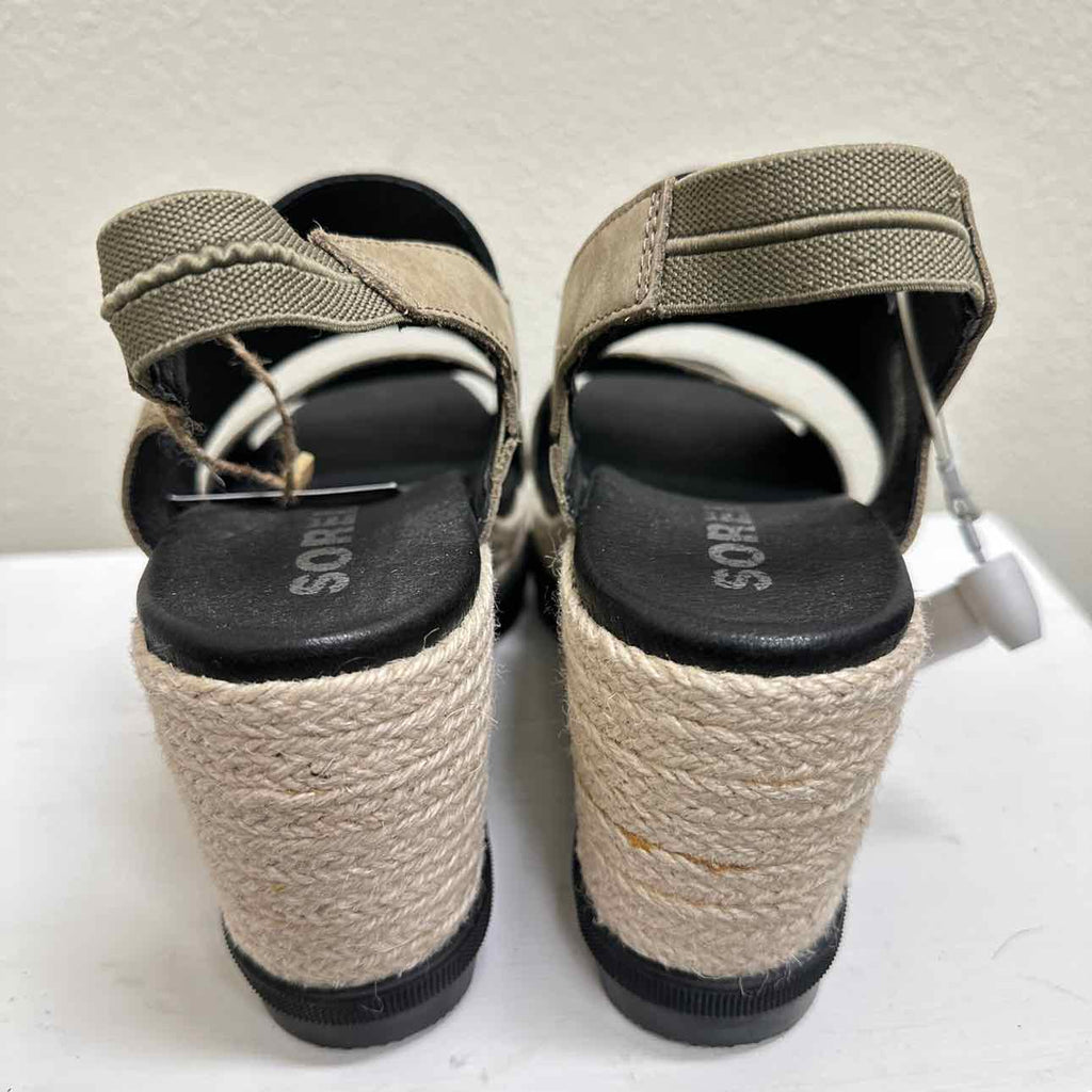 Sorel Black Shoe Size 11 Wedge Sandals