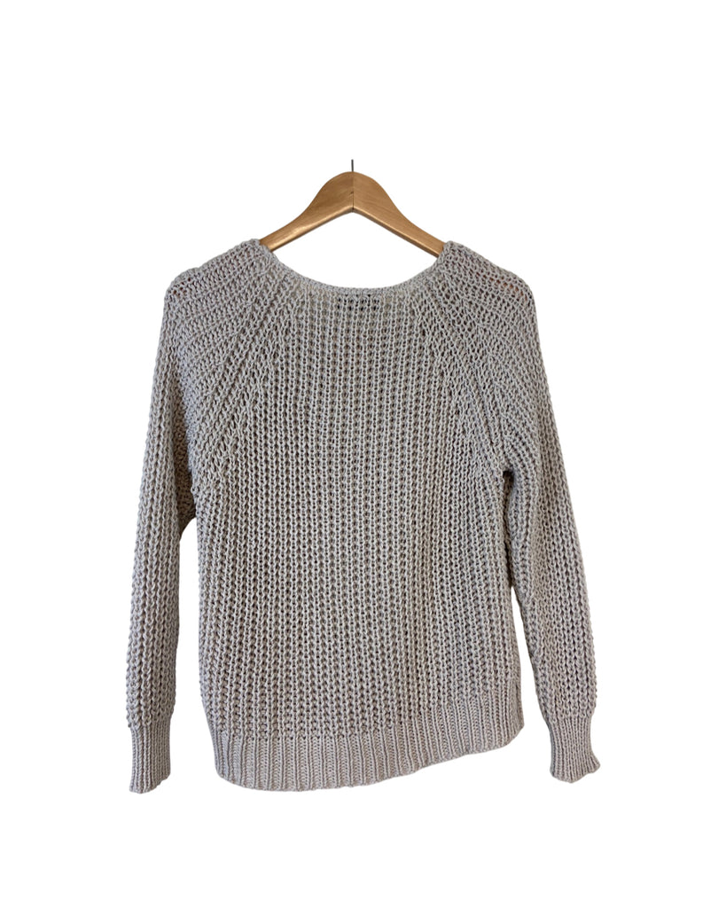 Wooden Ships Sweater Cream Size M