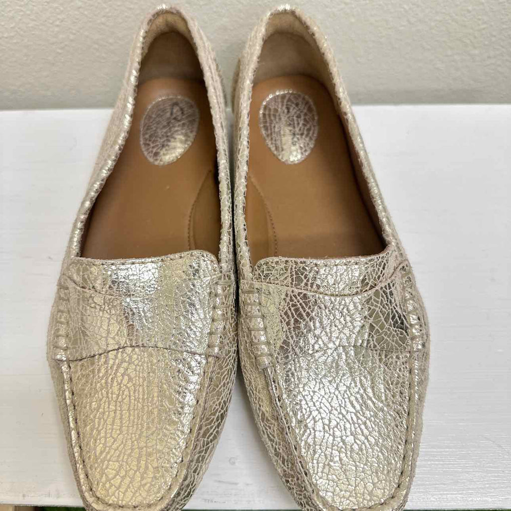 Clarks Shoe Size 8 Gold Flats