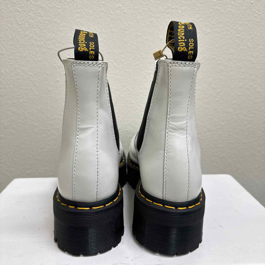 Dr. Martens Shoe Size 9 White Chelsea Boots