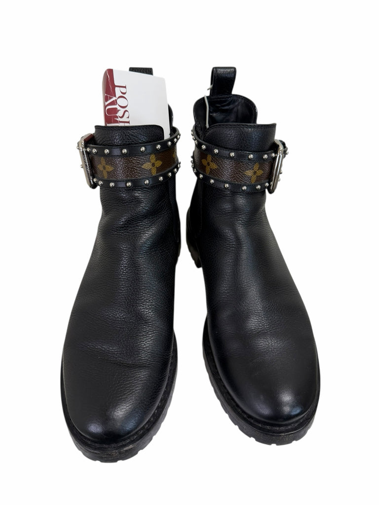 Louis Vuitton Shoe Size 37.5 Black Boots
