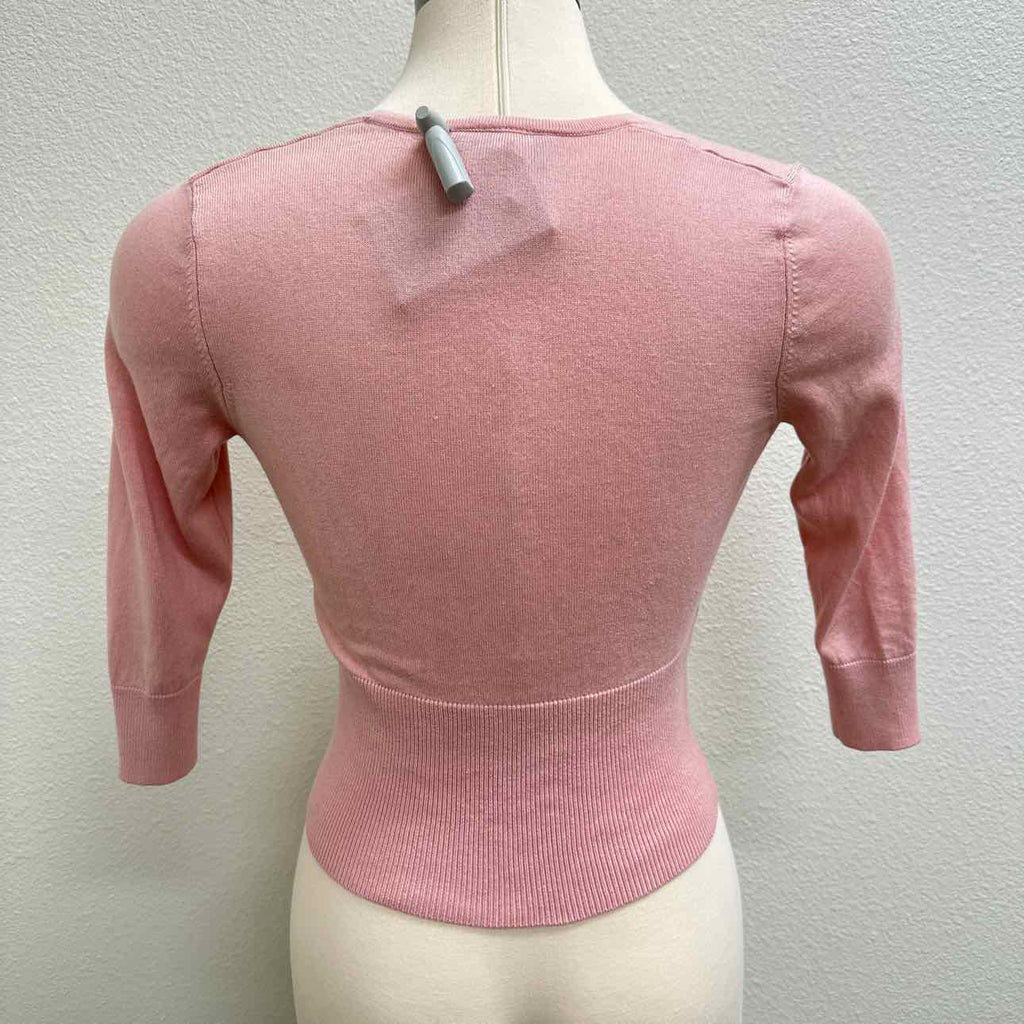 Ann Taylor Size Small Pink Cardigan Sweater