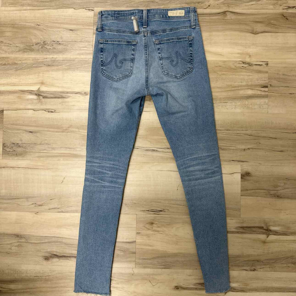 AG Size 25 Denim Jeans with Side White Stripe