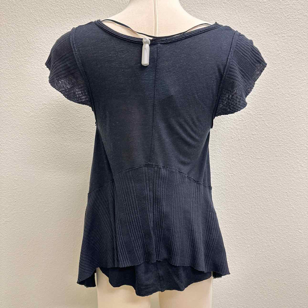 Free People Size Small Black Top