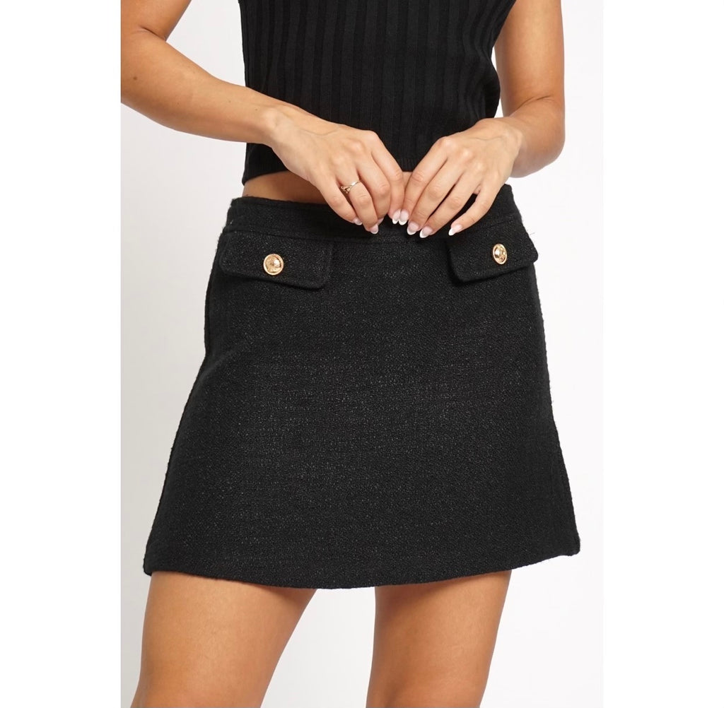 Mini Tweed Skirt Size
