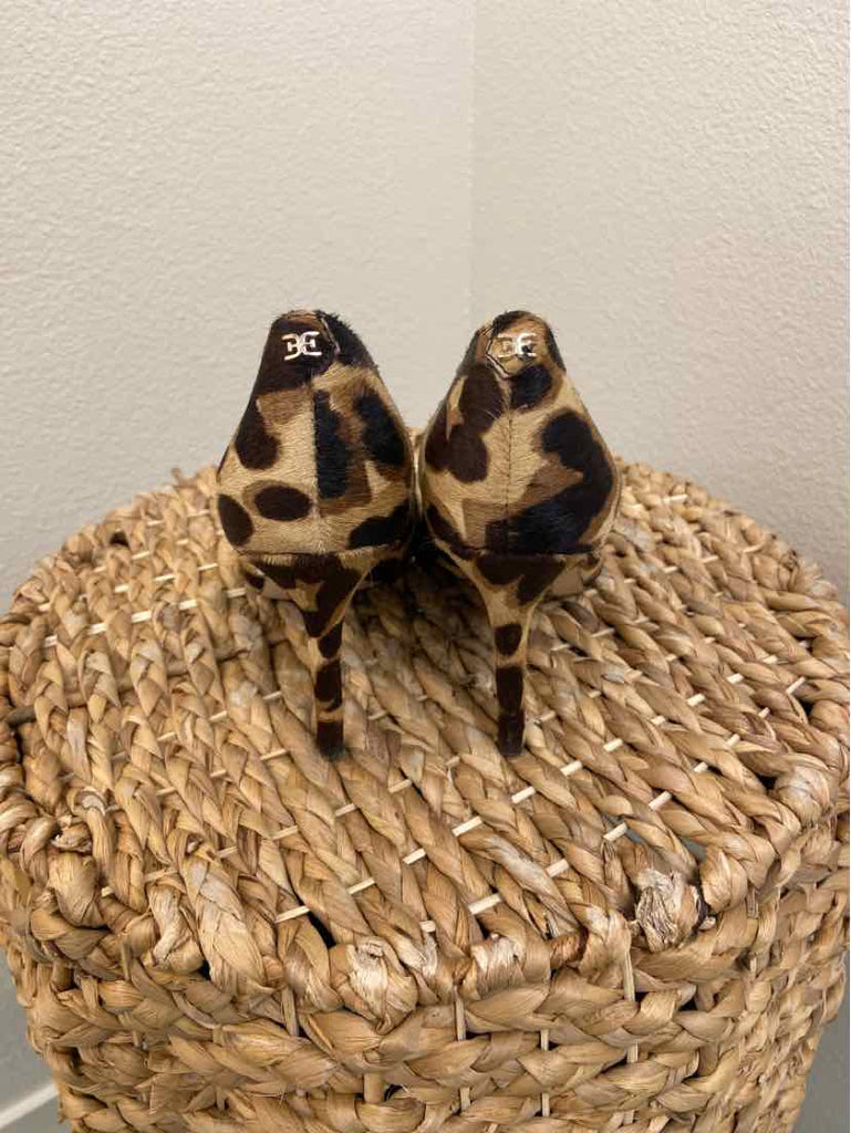Sam Edelman Heels Leopard Size 6