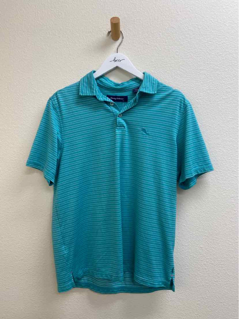 Tommy Bahama Shirt Turquoise Size M