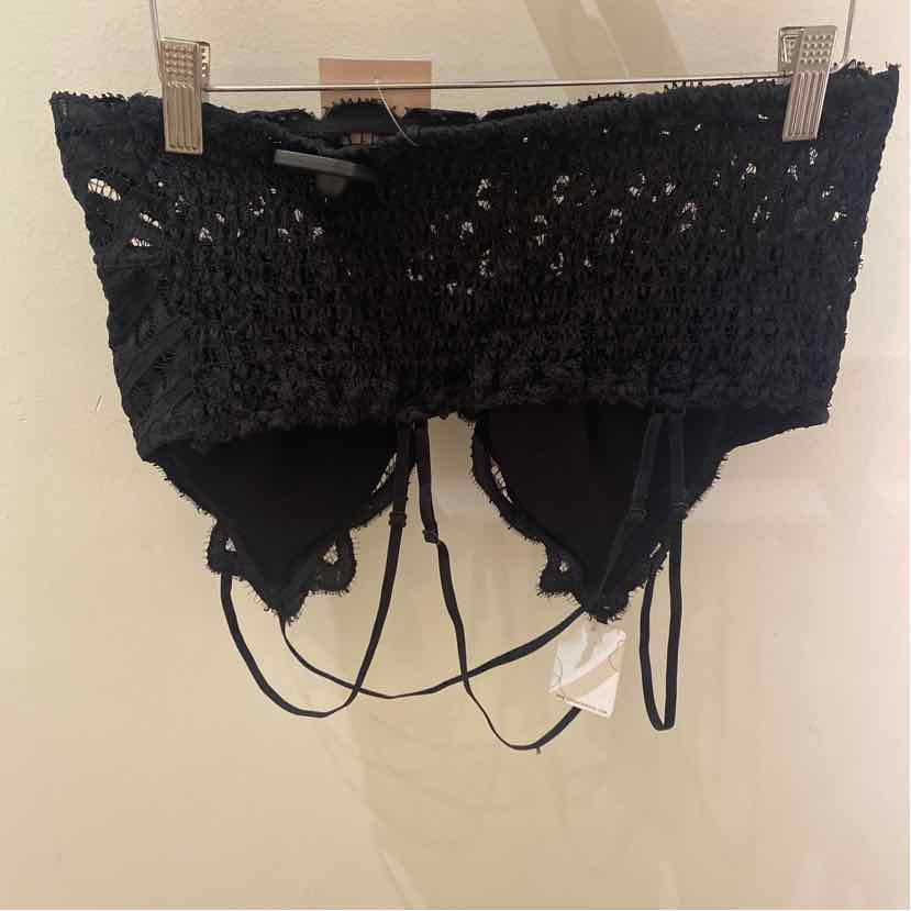 Anemone Black Bralette Women Size XL