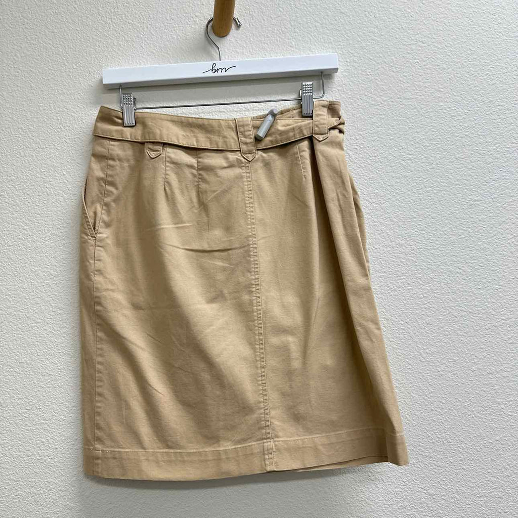 Talbots Size 6 Tan Skirt with Belt