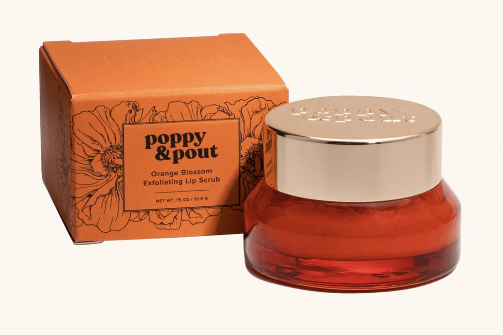 Poppy & Pout Lip Scrub Orange Blossom
